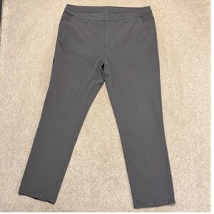 BYLT Everyday Pant Mens 38 Grey Performance Stretch Chino Trousers